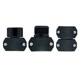 Orbit Universal 5/8 Inch to 3/4 inch Plastic Hose Mender Repair Bundle