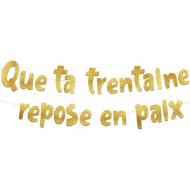 Glitter Banner FR Trentaine Expired