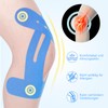 Pack of 10 Kinesiotapes Knee, Latex-Free Kinesiology Tape, Pre-Cut Knee,