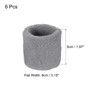 PATIKIL 6PCS 8x5cm Sport Wristbands Cotton Terry Cloth Absorbent Sweatband