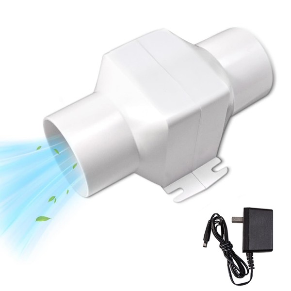 2.5 inch/60mm Inline Booster Duct Fan 14W with Variable Speed