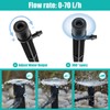 60 pcs 360 Degree Water Irrigation Drippers Drip Emitters, Adjustable