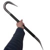 no!no! 26.5 Inch Bulky Foam Rubber Crowbar Silver and Black