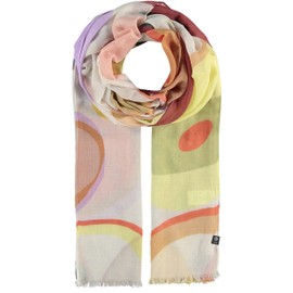 FRAAS Stole with Pebble Design - 70 x 180 cm - Lightweight Scarf Perfect for Spring and Summer - Sustainability Edition, Khaki green