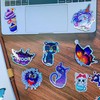 Bleidruck 24 Sheets Printable Holographic Sticker Paper 8.5x 11 inch