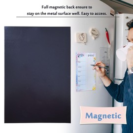 Belegao Weekly Meal Planner and Shopping List Pad 60 Sheets, Undated Tearable Magnetic To Do List Notepad Flower Pattern for Fridge Organize Daily Menu Food Planning (7.87 x 3.14inch)