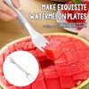 Watermelon Cutter, Melon Cutter, Watermelon Slicer, Pineapple Cutter, 2-in-1 Fruit