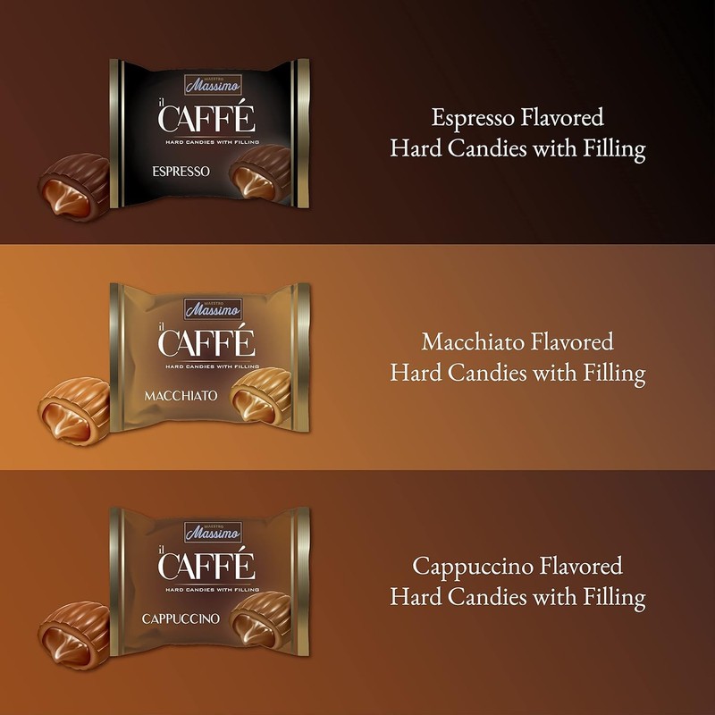Maestro Massimo Assorted Coffee Candy - Individually Wrapped 2.2 Pound