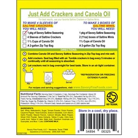 Savory Saltine Seasoning, 1.4 Ounce, Spicy Guacamole, 1 Pack