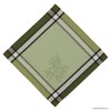 Olive Vert French Jacquard Napkin, 20 x 20