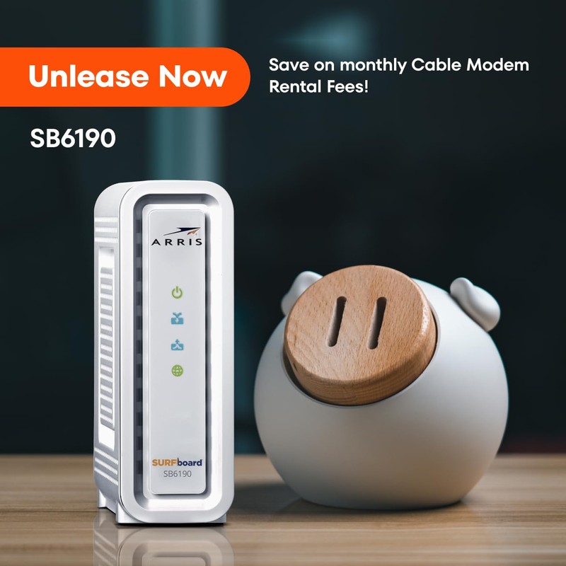 ARRIS (SB6190) - Cable Modem - DOCSIS 3.0 32x8 Gigabit