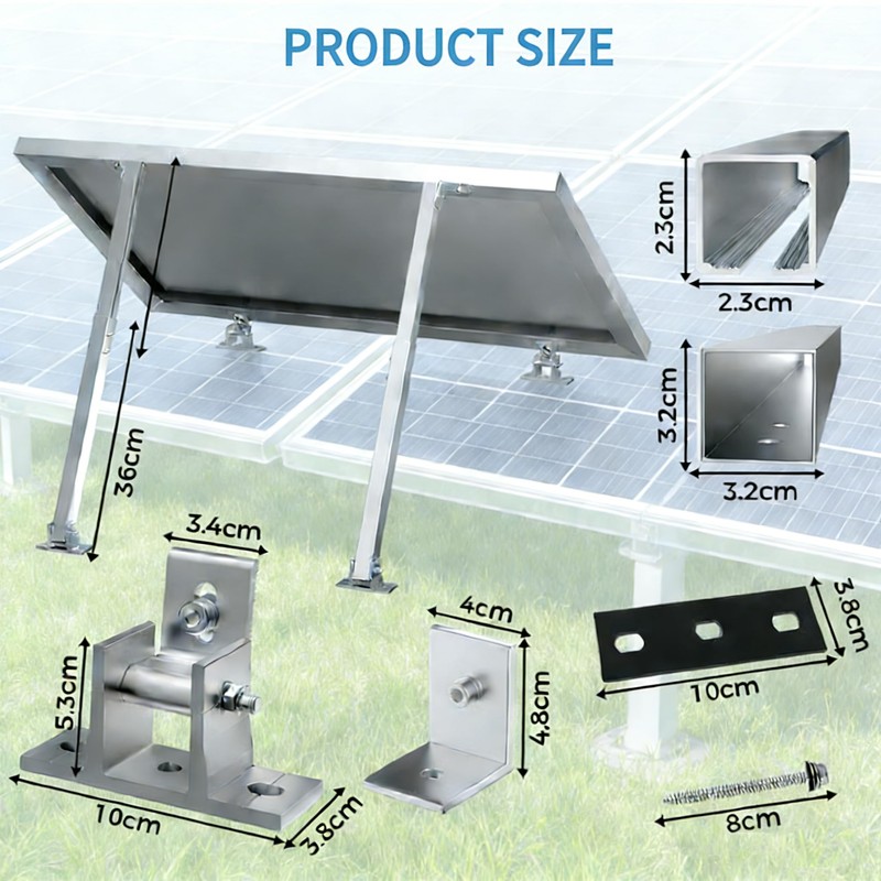 Adjustable Solar Panel Tilt Mount Brackets Aluminum Alloy Solar Panel