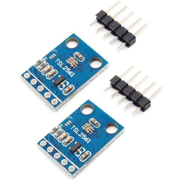 Hailege 2pcs TSL2561 Light Luminosity Sensor Infrared Light Brightness Sensor