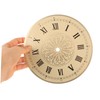 TEHAUX DIY Clock Dial Replacement Round Aluminum Dial for Clock