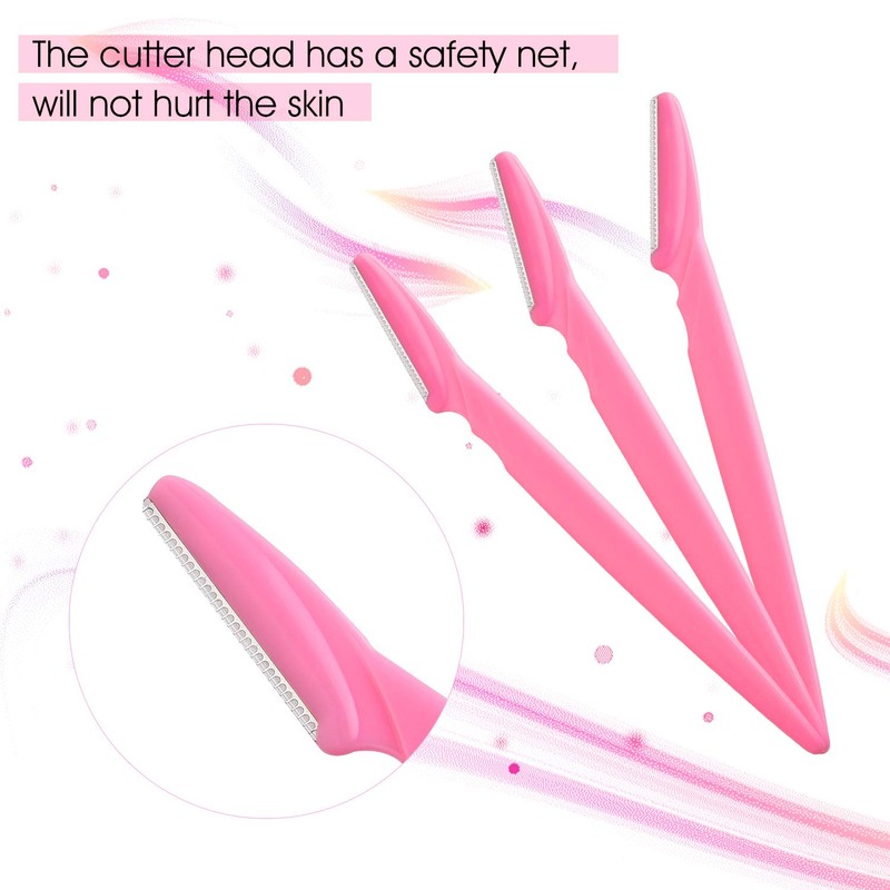 FEPITO 20 Pieces Women's Face Razor Eyebrow Razor Shaper Razor