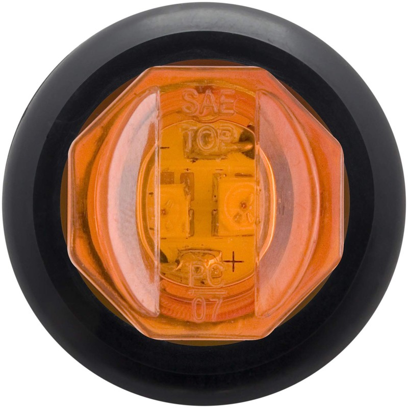 Optronics Led C/M 3/4 Rnd Amb Marker Lt Amber 2