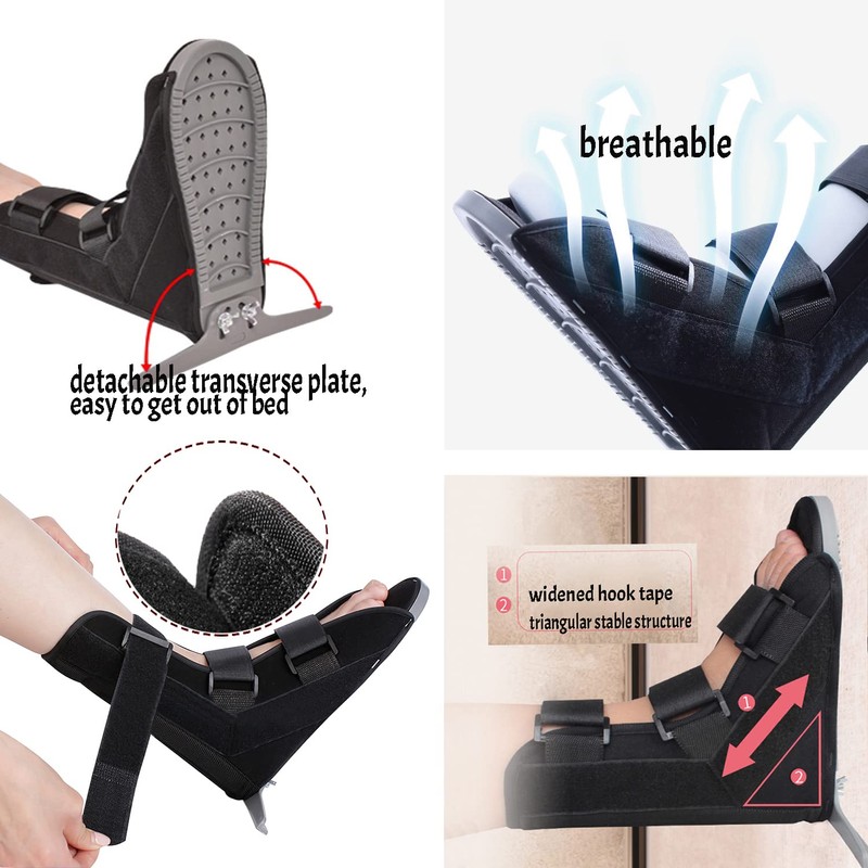 IBLUELOVER Drop Foot Night Splint Foot Drop Support boot Corrector