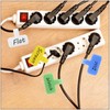 Cable Labels Cable Labelling Reusable Pack of 35 White Writable