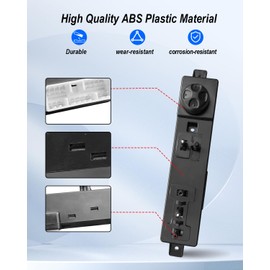 ULZOZN Driver Side Power Seat Switch Fit for Hyundai Santa Fe XL 3.3L 2013 2014 2015 2016 2017 2018, Front LH Power Seat Control Switch Replace 88540-2W100 885402W100