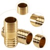 2 Stück 1/2 Zoll Schlauchverbinder Messing, G1/2" Messing Schlauch Anschluss,