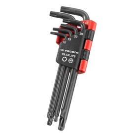 Facom 89SR.JP6PG Hex Keys Long with Spherical Resistor Head Set of 6