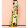 Women's Summer Print Two Piece Pajama Set Short Sleeve Outfits