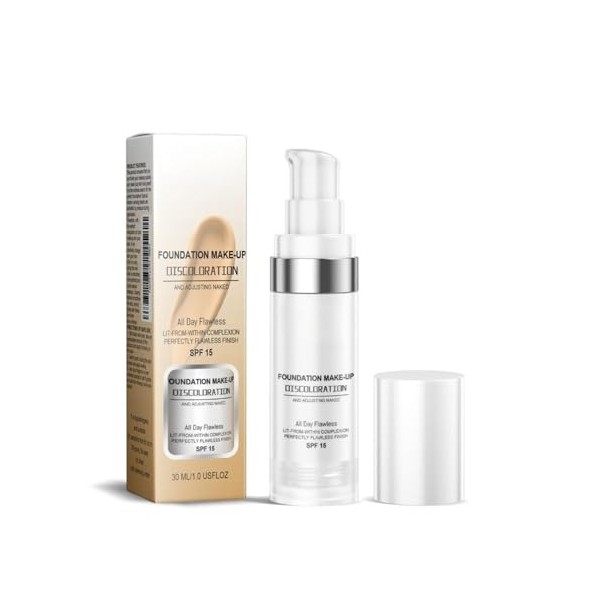 Lightweight Liquid Foundation for Women 30ML Smooth Natural Finish Long