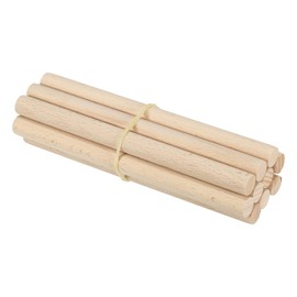 PATIKIL 1/2 x 6 Inch Dowel Rods Wood Sticks, 10 Pcs Unfinished Wooden Dowel Rods Round Dowels Hardwood Sticks for DIY Crafts and Home Decor