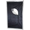 Black Hatch Zipper Door 57 1/2" w x 96”h