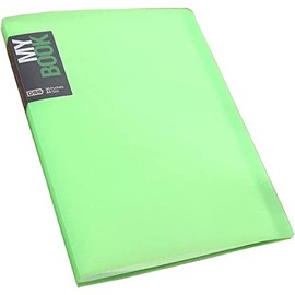 A4 Binders File Folders Sheet Presentation Book 40 Pages Capacity File Folder Racks Green