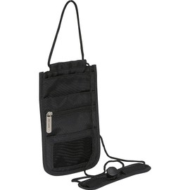 Travelon RFID Blocking Deluxe Boarding Pouch, Black, One Size