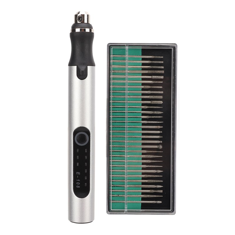 Electric Engraving Pen USB Charging Wireless DIY Indicator Lights Automatic