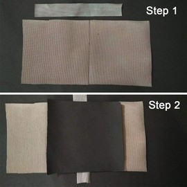 Waterproof Iron-On Seam Sealing Fabric Fusing Adhesive Repair Tape for Dry Suit Wader Rain Jacket River Pants Clothing (Grey, 5M)