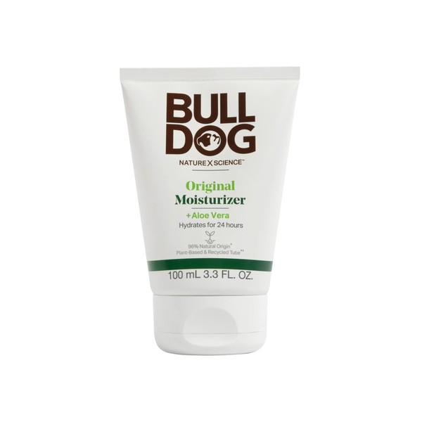 Bulldog Mens Skincare and Grooming Face Moisturizer Original, 3.3 Fluid Ounce