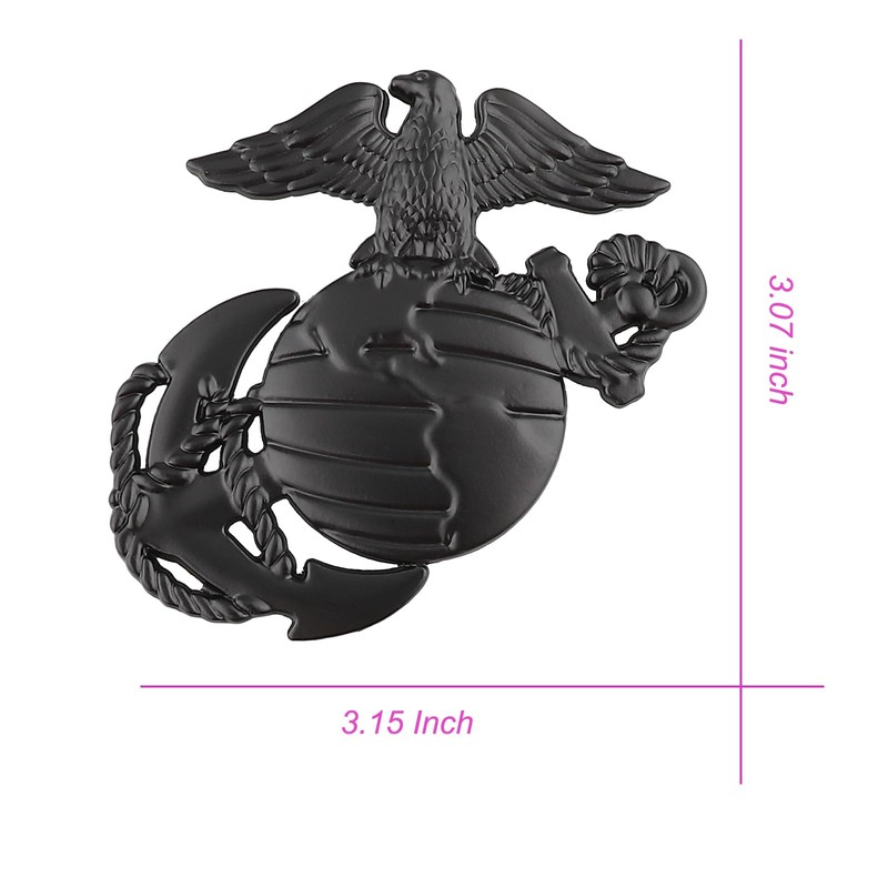 US Marine Corps Truck Emblem Hawk Funny Car Badge for