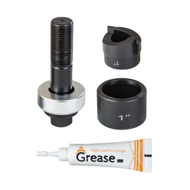 UTZIKO 1" Conduit Knockout Punch Unit with Manual Draw Stud - 1.36" Actual Hole Size, Versatile Usage and Precise Punching Capability