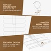 ZEDODIER Scarf Organizer Scarf Hanger for Closet, 2 Pack Rotatable