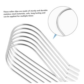 BIUDECO 24pcs Hot Curler Pin Replacement Clips Roller Clips for Hair Hair Curler