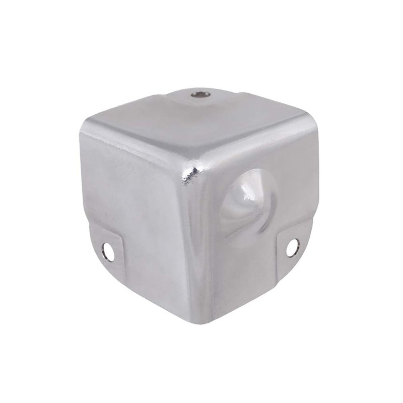 Tiazza 8Pcs Galvanized Tool Box Corner Protectors Aluminum Box Angle