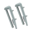 QUAILITAS Dishwasher Rail Cap Replacement [Pack of 2] Plastic Rear