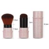 Blush Makeup Brush, Retractable Kabuki Face Brush, Portable Makeup Brush