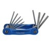 AB Tools 10pc Folding Torx Star Key Set Aluminium Frame