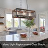 Aspen Creative 28011-61-1 Clear Seeded Glass Shade for Pendant Lights,