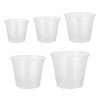 Orchid Flower Pot Breathable Clear Orchid Planting Pot with Holes
