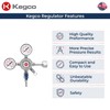 Kegco KC LH-542 Premium Pro Series Dual Gauge Co2 Draft