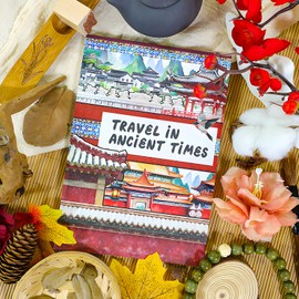 Snycler ancient times Theme Sticker Scrapbooking Supplies for Junk Journal, 20 Sheets PET Stickers - Vintage Journaling Stickers, Ephemera Sticker Book Pre Cut, Planner, Junk Journal Supplies