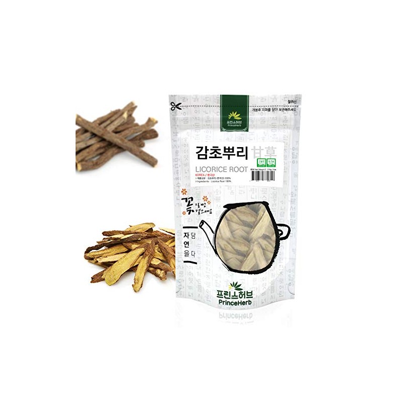 [Medicinal Korean Herb] Licorice Root (Sweet Root/Gancao/감초 뿌리) Dried Bulk