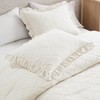 Degrees of Comfort Ivory Ruffle Bedding Set, Shabby Chic Farmhouse