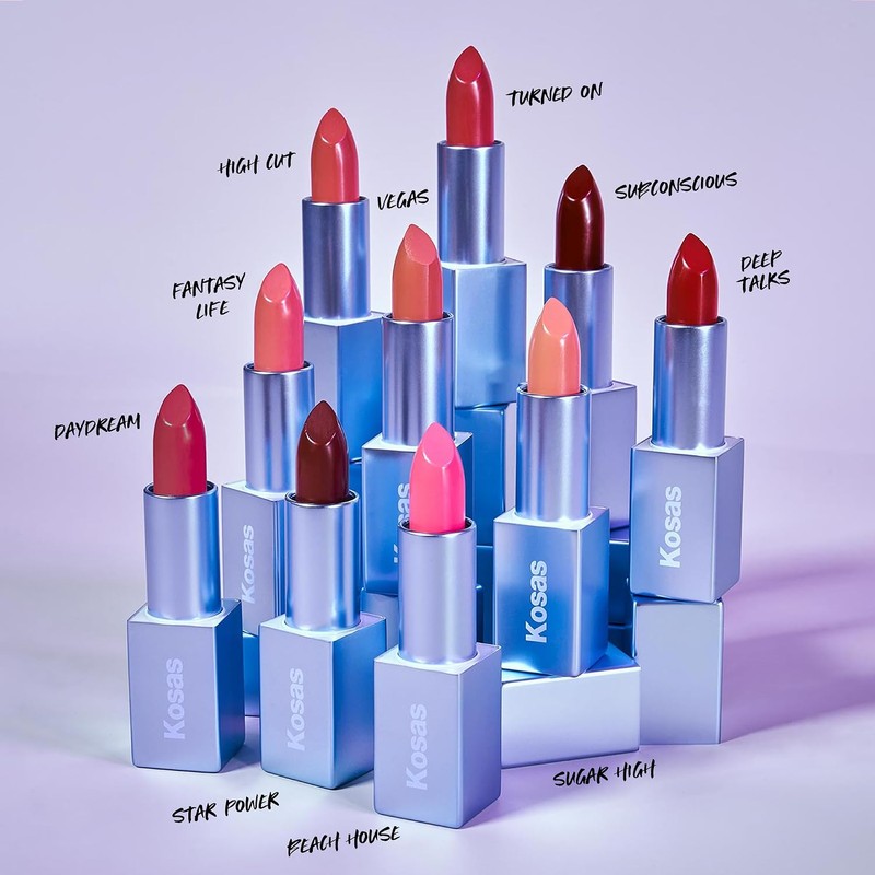 Kosas- Lápiz labial satinado nutritivo y ligero: color de labios