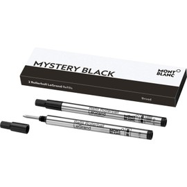 Montblanc Rollerball LeGrand Refills (B) Mystery Black 113840 – Refill Cartridge Exclusively for The Meisterstück LeGrand Rollerball Pen – 2 x Black Pen Refills
